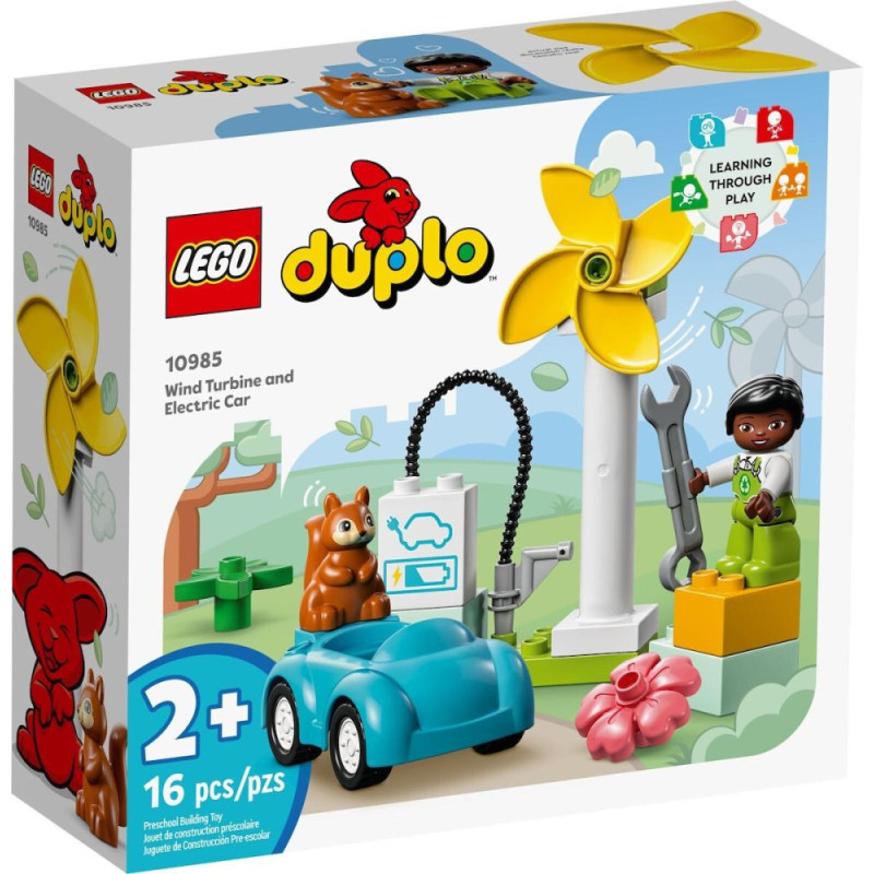 Lego ® DUPLO® Town: Wind Turbine and Electric Car (10985)