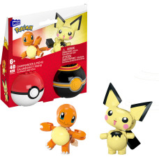 Mattel Mega Pokemon - Charmander  Pichu Pokeballs (HXP13)