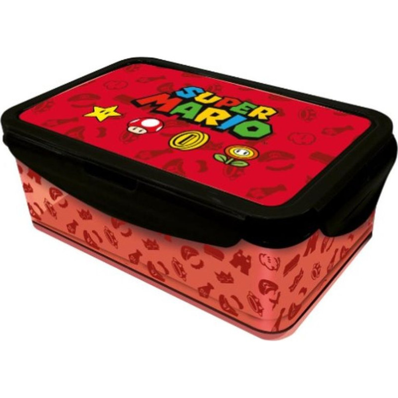 Stor : Super Mario - Rectangular Food Container (1070ml) (75932)