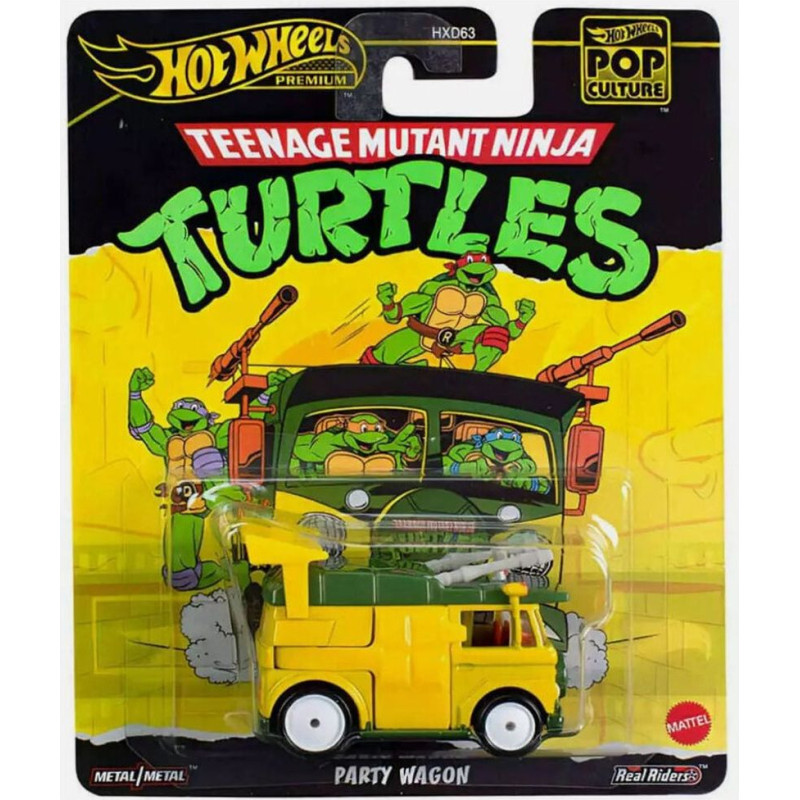 Mattel Hot Wheels® Pop Culture: Teenage Mutant Ninja Turtles - Party Wagon Vehicle (HXF04)