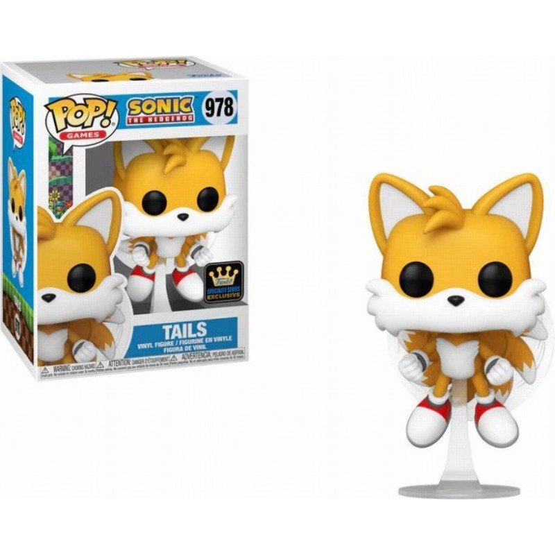 Funko Pop! Games: Sonic The Hedgehog - Tails* (Flying) (Flocked) (Specialty Series) #978 Vinyl Figure