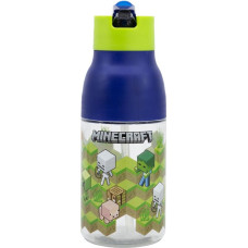 Stor : Minecraft - Isometric Double Opening Sipper Ecozen Bottle (420ml) (40465)