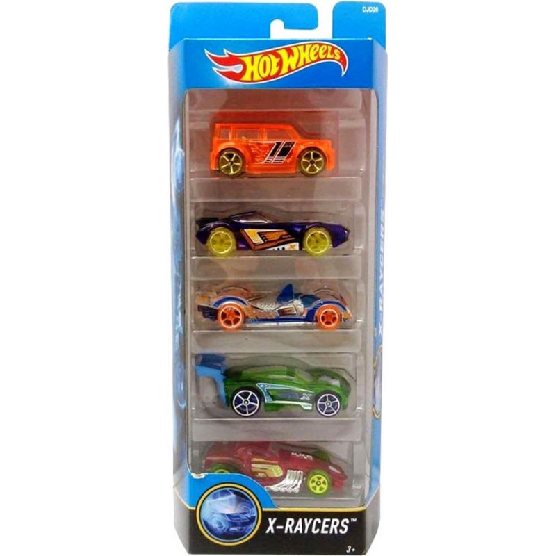 Mattel Hot Wheels - X-Raycers (Set Of 5) (JBJ74)