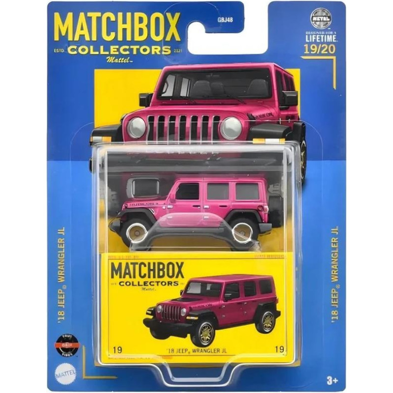 Mattel Matchbox: Collectors - 18 Jeep Wrangler JL (HVW24)