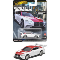 Mattel Hot Wheels Premium: Fast  Furious - 2018 Bentley Continental GT3 Vehicle (HVR63)