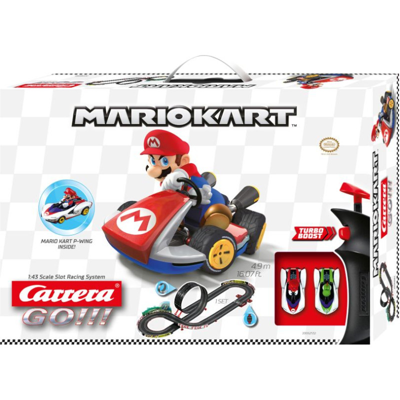 Carrera Toys Carrera GO!!! Set: Nintendo Mario Kart - P-Wing - 1:43 Slot Racing System (20062532)