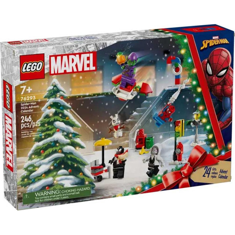 Lego ® Marvel Spider-Man: Spider-Man 2024 Advent Calendar (76293)