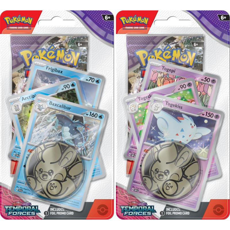 Pokemon TCG Scarlet & Violet - Temporal Forces - Premium Checklane Blister Box (12)