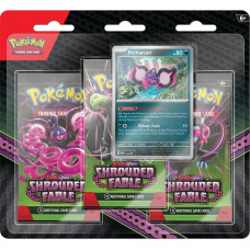 Pokemon TCG Scarlet & Violet - Shrouded Fable - 3-Pack Blister - Pecharunt