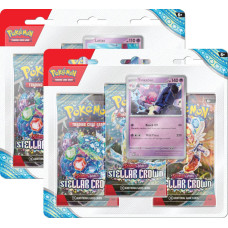 Pokemon TCG Scarlet & Violet - Stellar Crown - 3-Pack Blister Box (12)