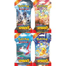 Pokemon TCG Scarlet & Violet - Surging Sparks - Sleeved Booster Display (24)