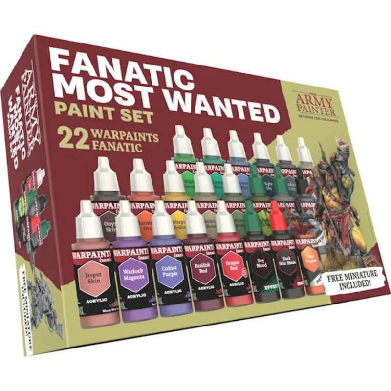 The Army Painter: Warpaints - Fanatic - Most Wanted Paint Set