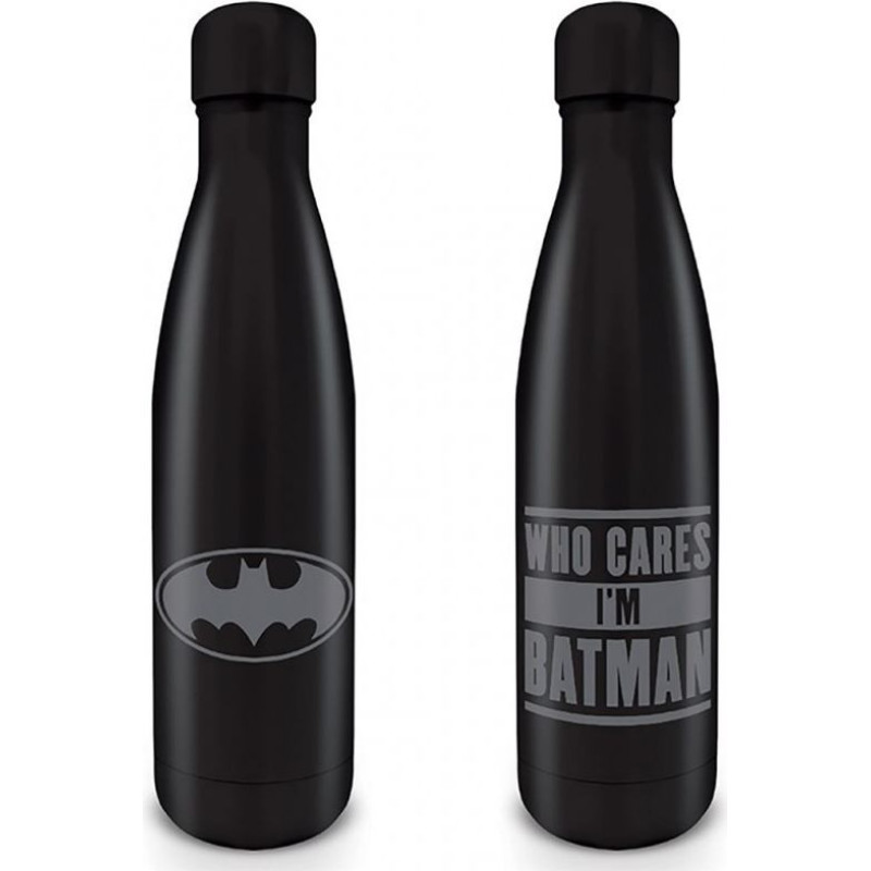 Pyramid Metal Drinks Bottle Batman (Who Cares I'm Batman)