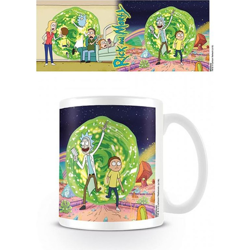 Pyramid MUG RICK AND MORTY (PORTAL)