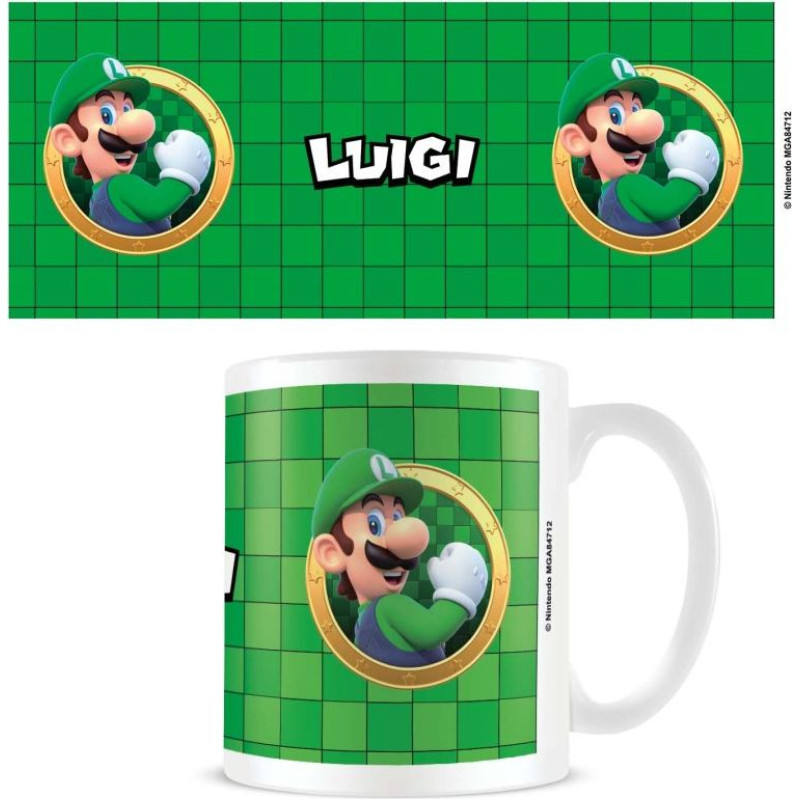 Pyramid Pod Mug Super Mario (Luigi 3D Port) white