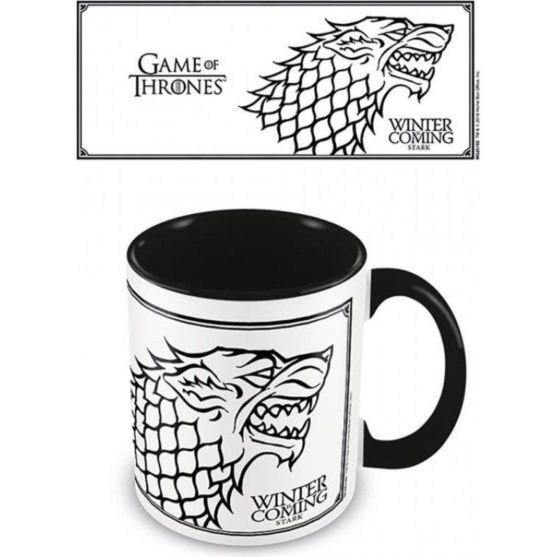 Pyramid Mug Game Of Thrones (Stark) Black