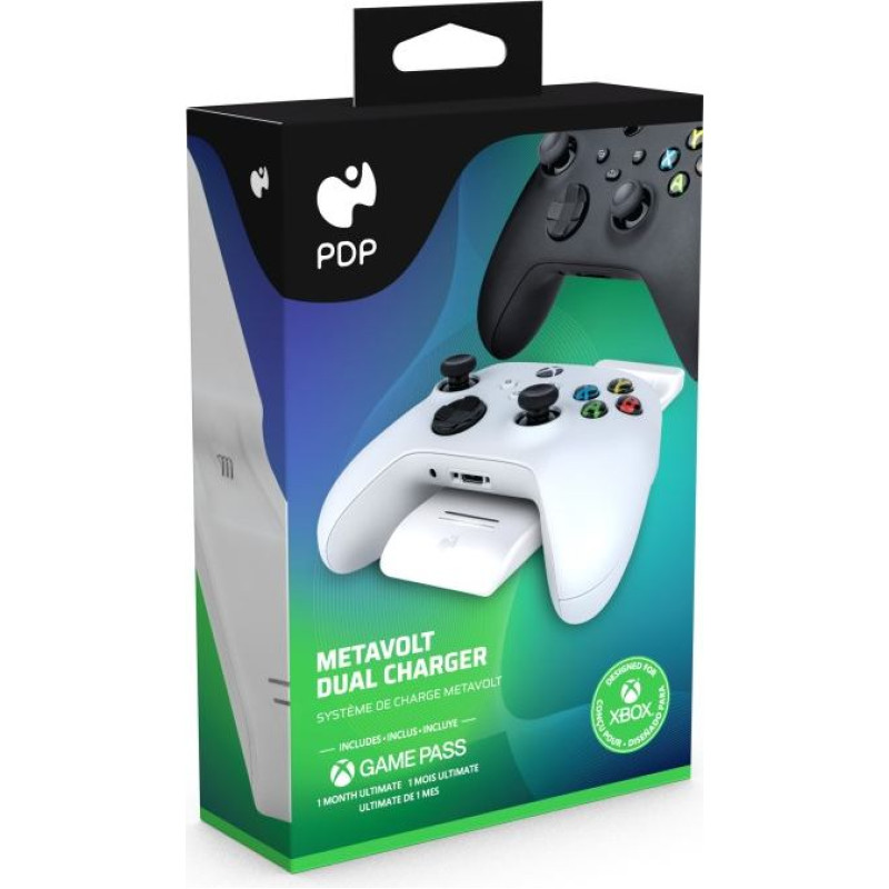 PDP Metavolt Dual Charging System - White Xbox Series X