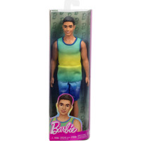 Mattel Barbie: Ken - Ombre Tank  Jean Shorts with Black Hair Doll Fashionistas (HYV00)