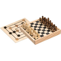 Philos Chess, Nine Men's Morris, combination, mini, FSC 100% spēle 3094