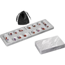 Philos Mancala, foldable, marble design, travel game spēle 3148