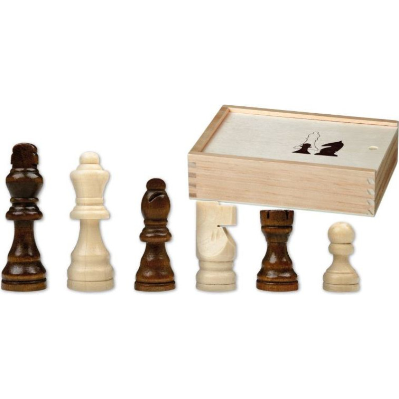 Philos Chess pieces Otto I, king height 76 mm, in wooden box šaha figūras 2017