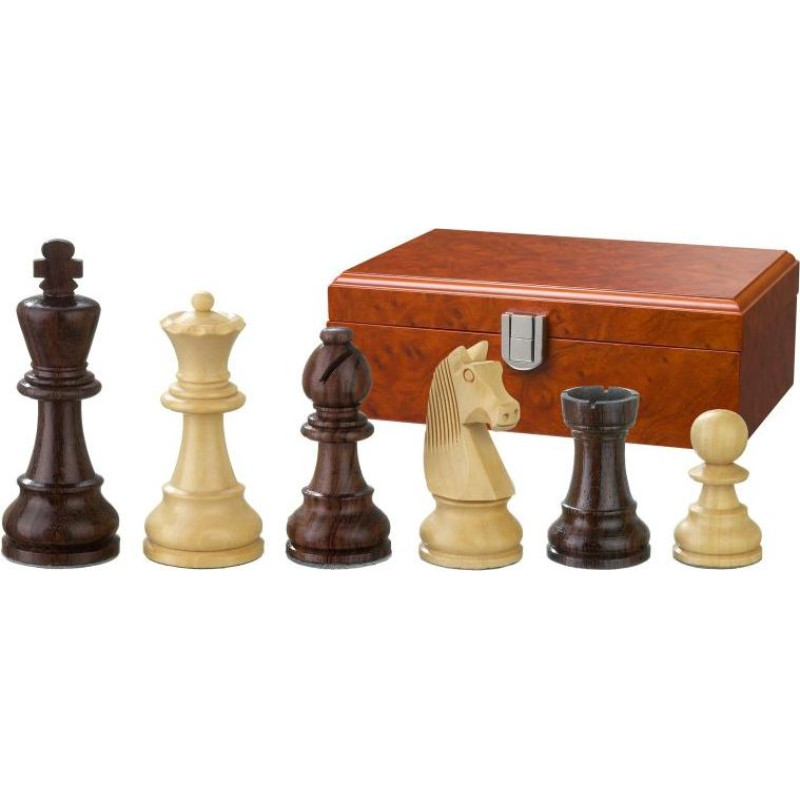 Philos Chess pieces Barbarossa, king height 78 mm, in wooden box šaha figūras 2114