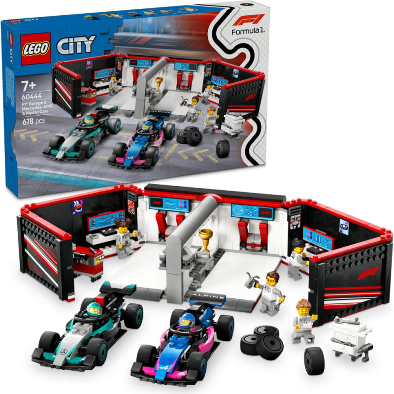 ''Lego'' LEGO® City: F1® Garage & Mercedes-AMG & Alpine Cars (60444)