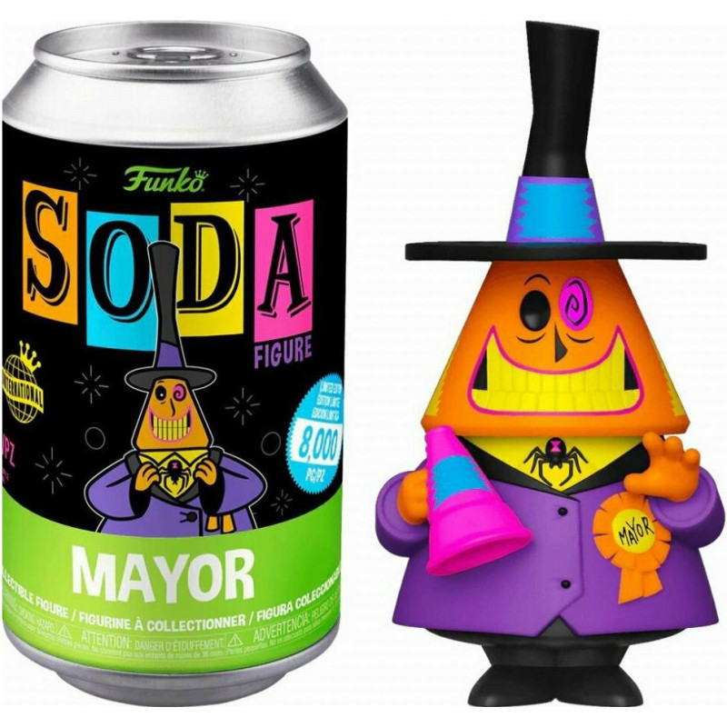 Funko Vinyl Soda: The Nightmare Before Christmas - Mayor (Blacklight)* (Special Edition) Collectible