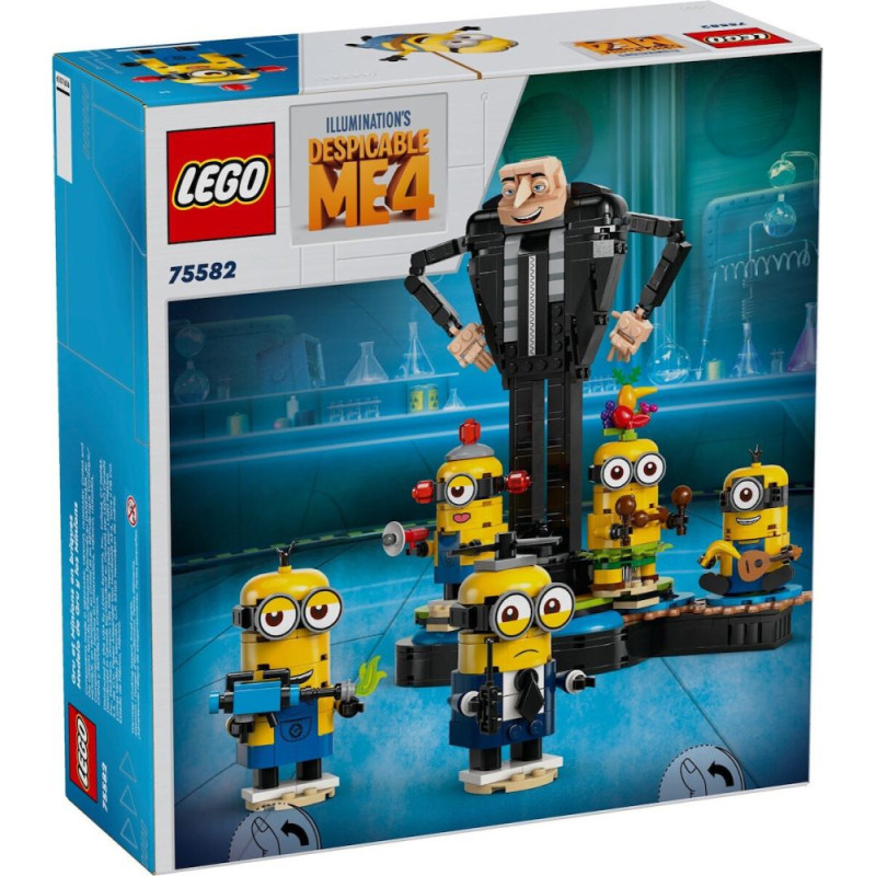 Lego ® Despicable Me: 4 Brick-Built Gru and Minions (75582)