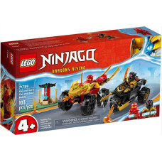 Lego ® NINJAGO®: Kai and Ras’s Car and Bike Battle (71789)