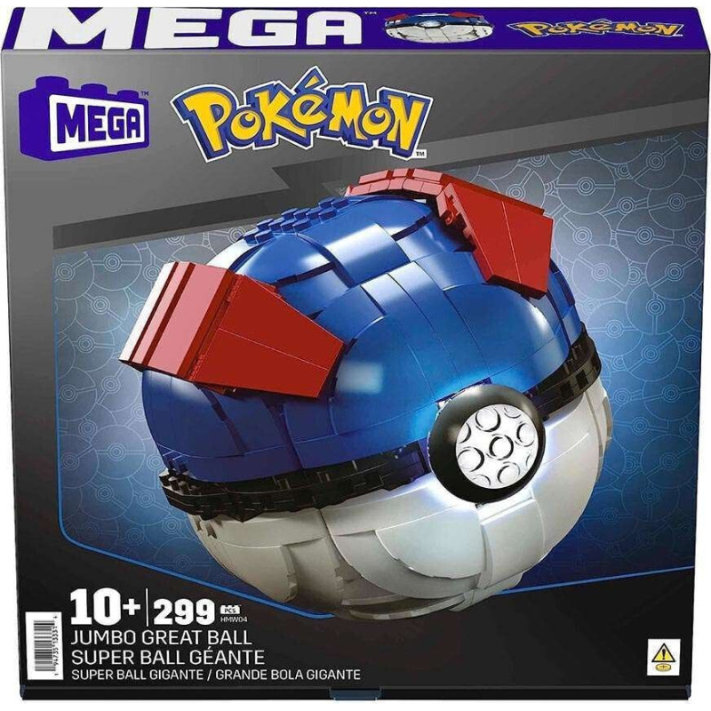 Mattel Mega Pokemon - Jumbo Great Ball with Light (HMW04)