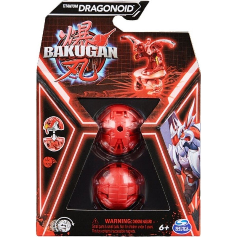 Spin Master Bakugan: Titanium Dragonoid (Red) Core Ball (20141497)