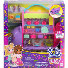 Mattel Polly Pocket: Adventures in Rio - Kitty Airways Transformable (HWP19)