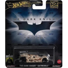 Mattel Hot Wheels® Pop Culture: The Dark Knight Trilogy - Batmobile Vehicle (HXD97)