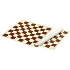 Philos PVC Roll-up chess board, field 58 mm, brown-cream 2495 šaha dēlis