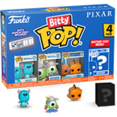 Funko Bitty Pop! 4-Pack: Disney Pixar - Sulley, Mike Wazowski, Nemo, Mystery Pop! Vinyl Figures