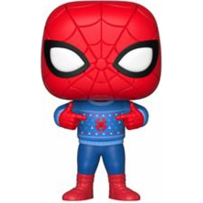 Funko Pop! Marvel: Holiday Spider-Man With Ugly Sweater #397 Bobble-Head Figure