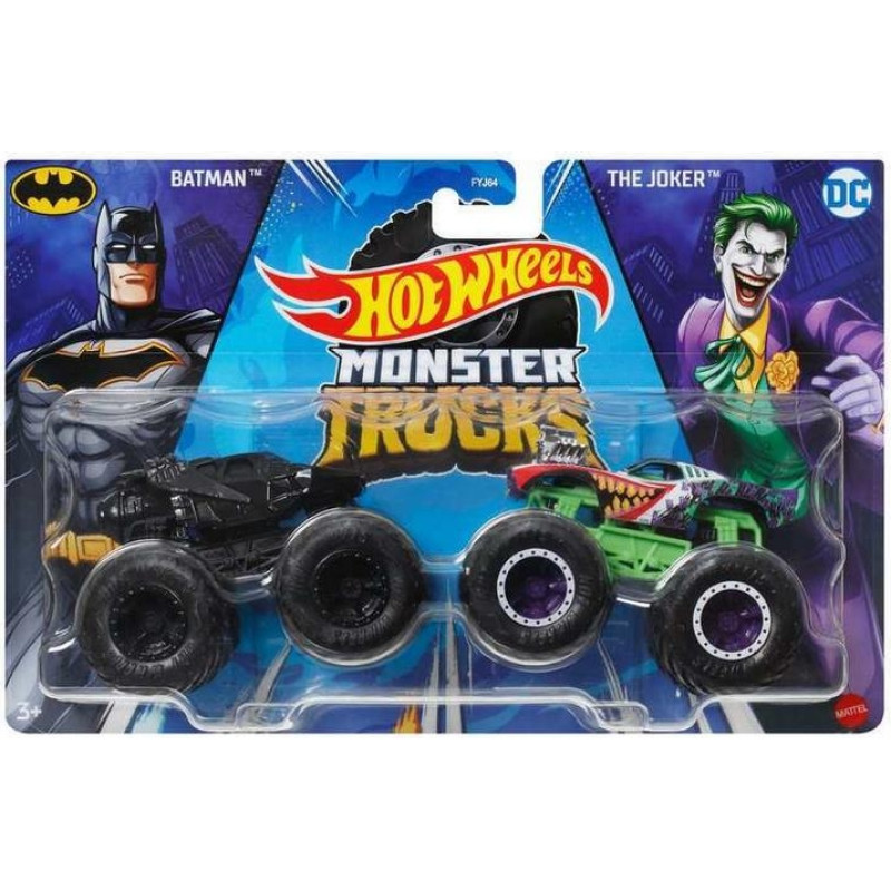 Mattel Hot Wheels Monster Trucks DC: Demolition Doubles - Batman VS The Joker (HWN55)