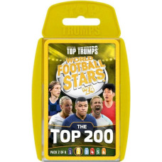 Winning Moves : Top Trumps - World Football Stars 2024 The Top 200 Pack 2 - Card Game (WM04708-EN1)