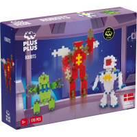 Giochi Preziosi Plus-Plus: Learn To Build - Robots 170pcs (Glow in the Dark) (PLS3828)