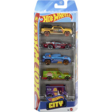 Mattel Hot Wheels - HW City (Set Of 5) (JBJ75)