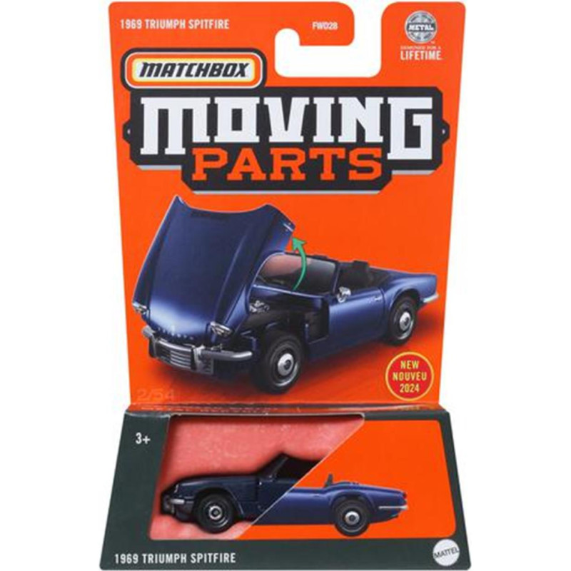 Mattel Matchbox: Moving Parts - 1969 Triumph Spitfire (HVM88)