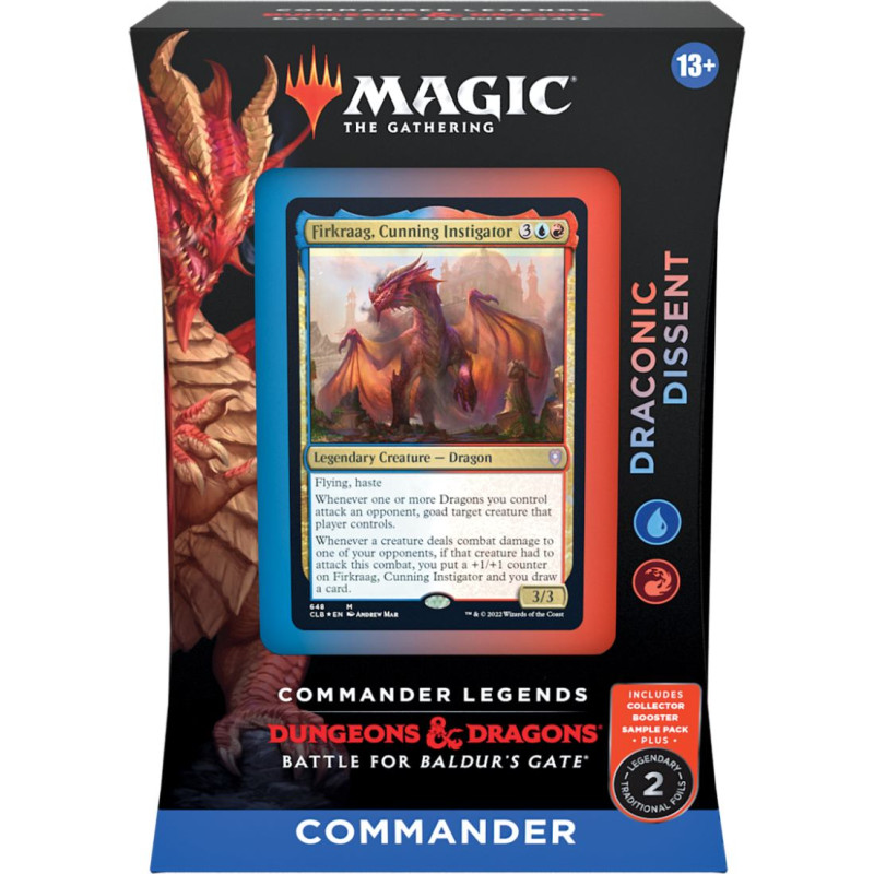 Magic the Gathering Commander Legends - Battle for Baldur's Gate - Commander Deck Draconic Dissent