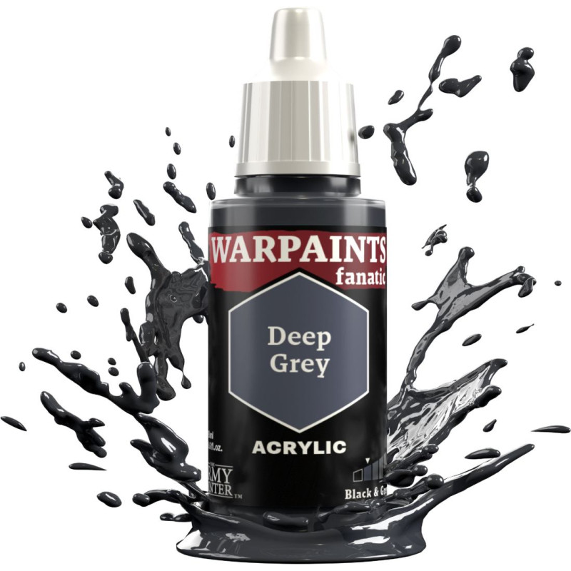 The Army Painter: Warpaints - Fanatic - Deep Grey