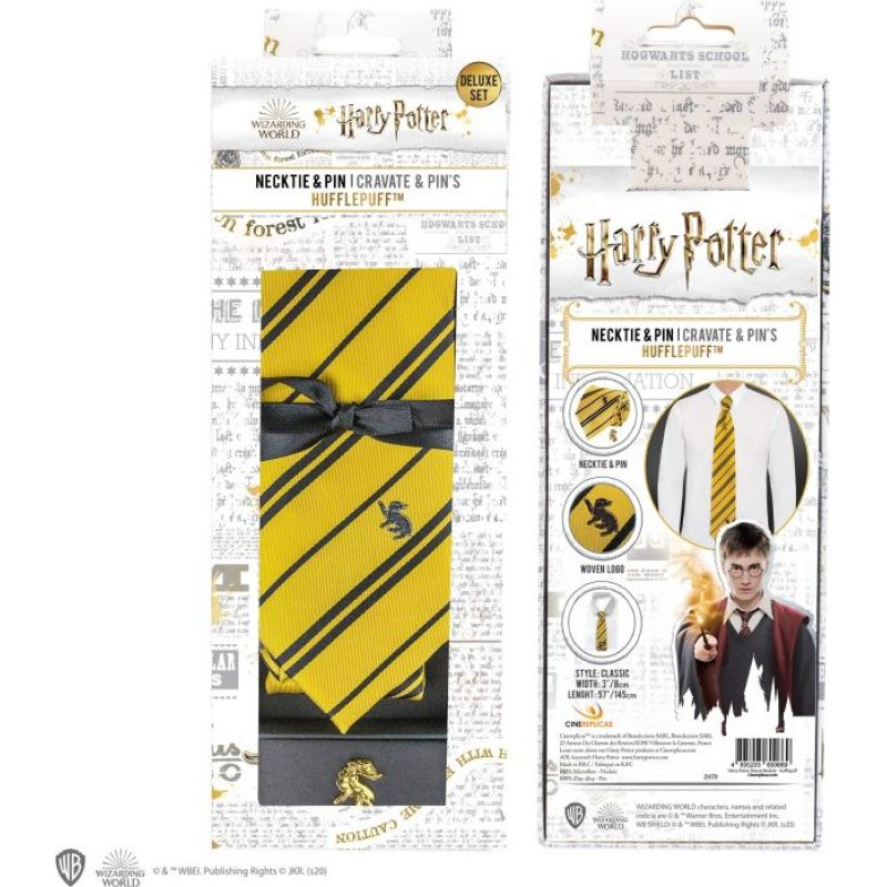 Cinereplicas Harry Potter Necktie Deluxe Hufflepuff