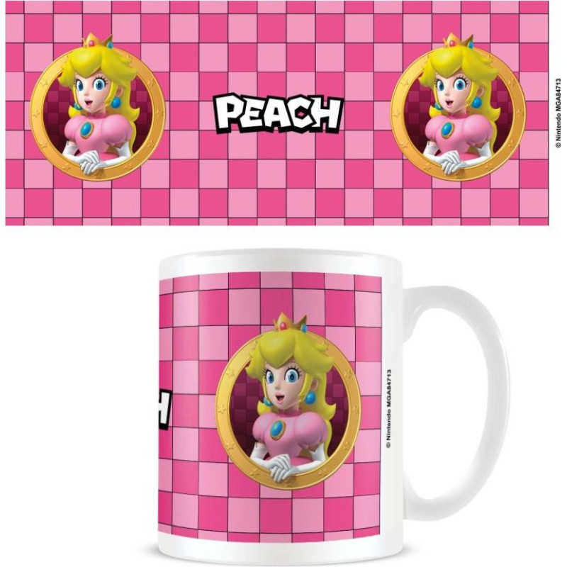 Pyramid Pod Mug Super Mario (Peach 3D Port) white