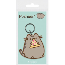 Pyramid CDU Rubber Keychain Pusheen (Pizza)