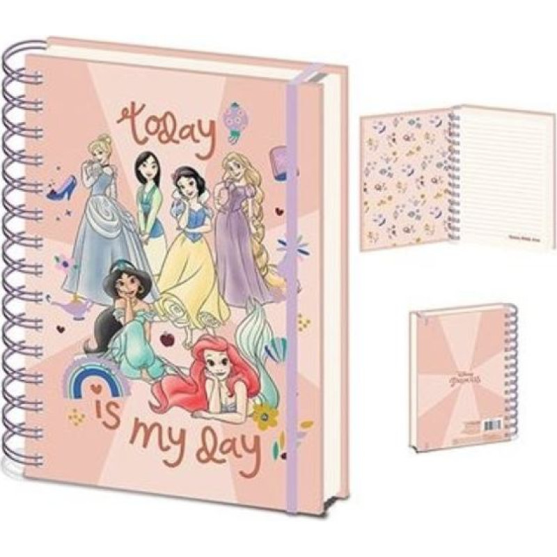 Pyramid Disney Princess (Flower Child) A5 Wiro Notebook