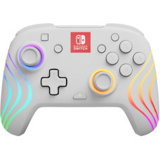 PDP Afterglow Wave Wireless Controller - White Switch