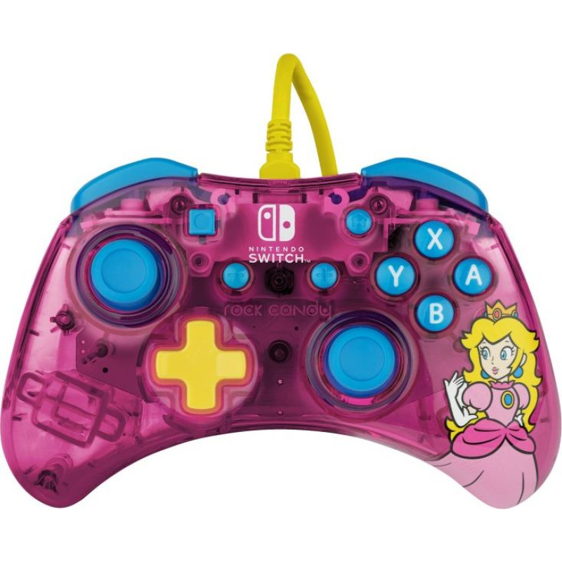 PDP Rock Candy Wired Controller - Peach Switch